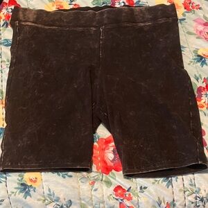 Torrid Black Bike Shorts